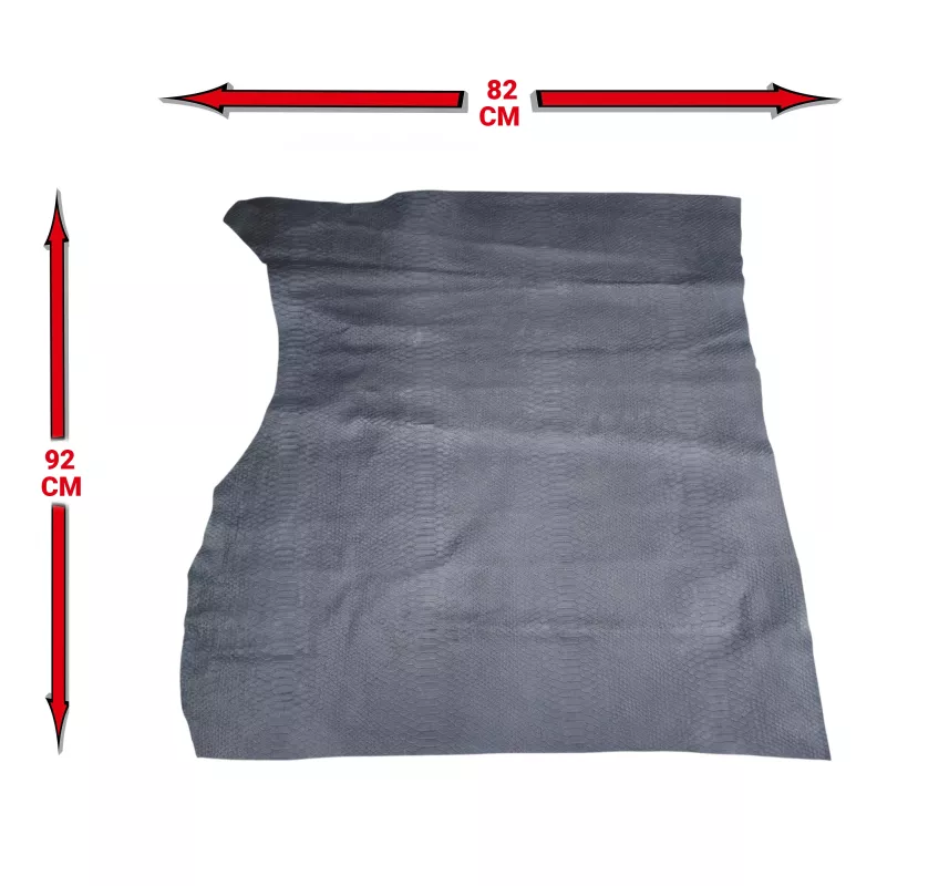 Siyah Timsah Baskılı Deri 1 mm ( 75 Desi)