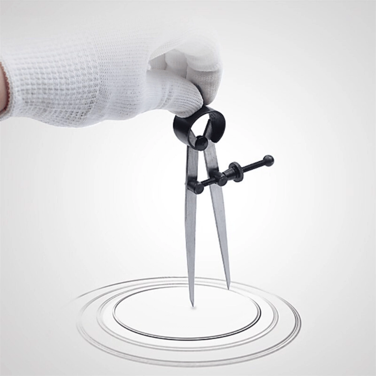 Çelik Pergel Hobi Deri Kenarı Işaretleme Deri El Aleti