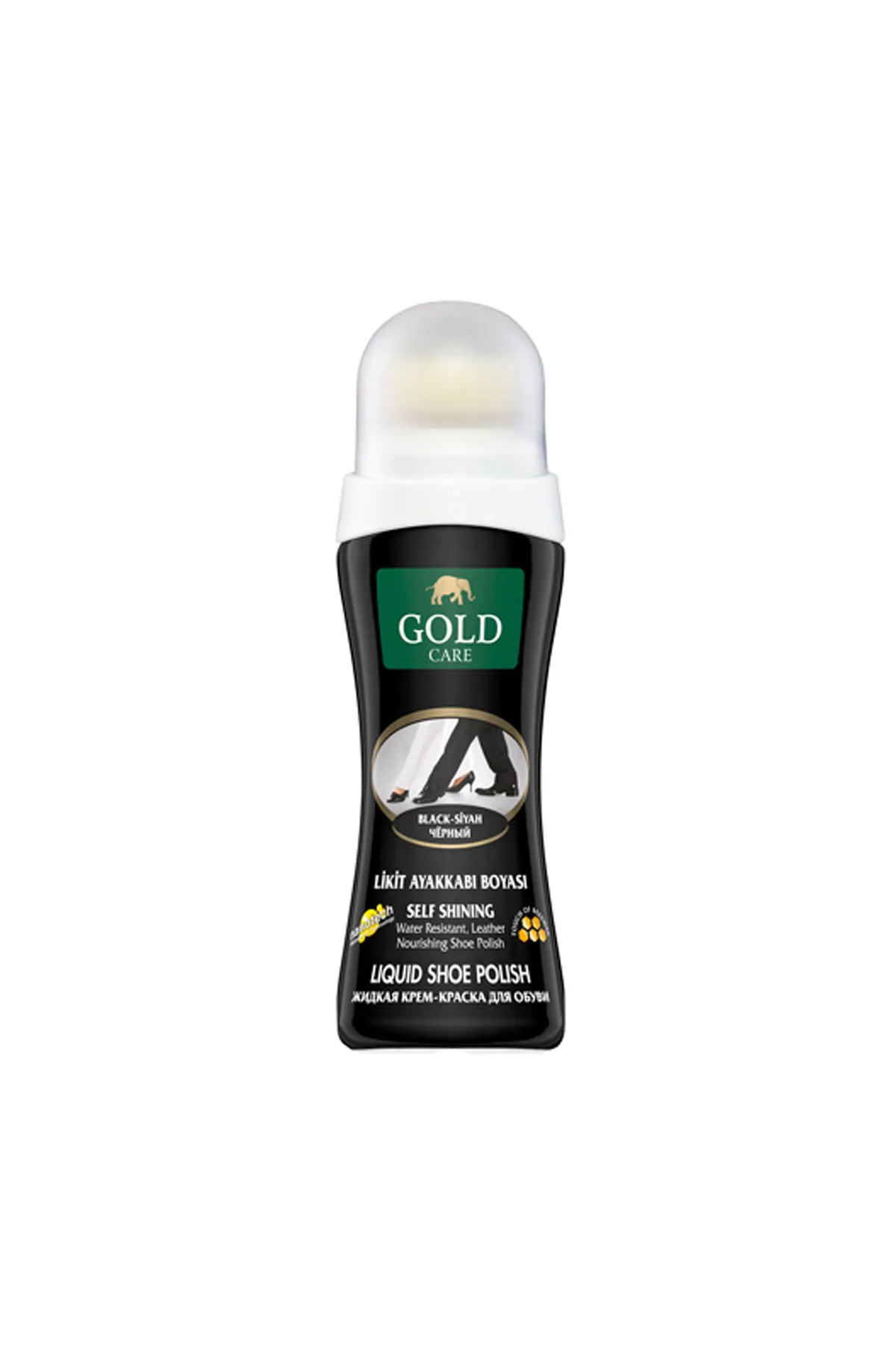 Gold Care Siyah Likit Ayakkabı Boyası 75ml