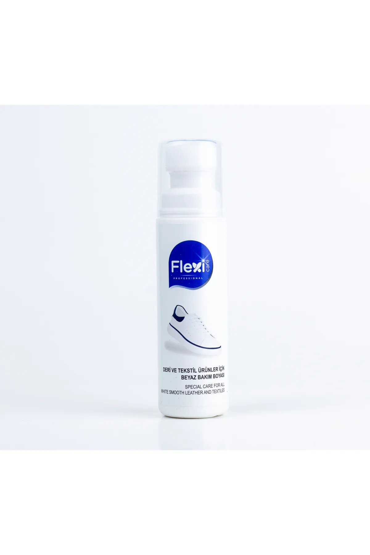 Flexi Spor Beyaz Deri Ve Kumaş Ayakkabı Boyası 75 ML