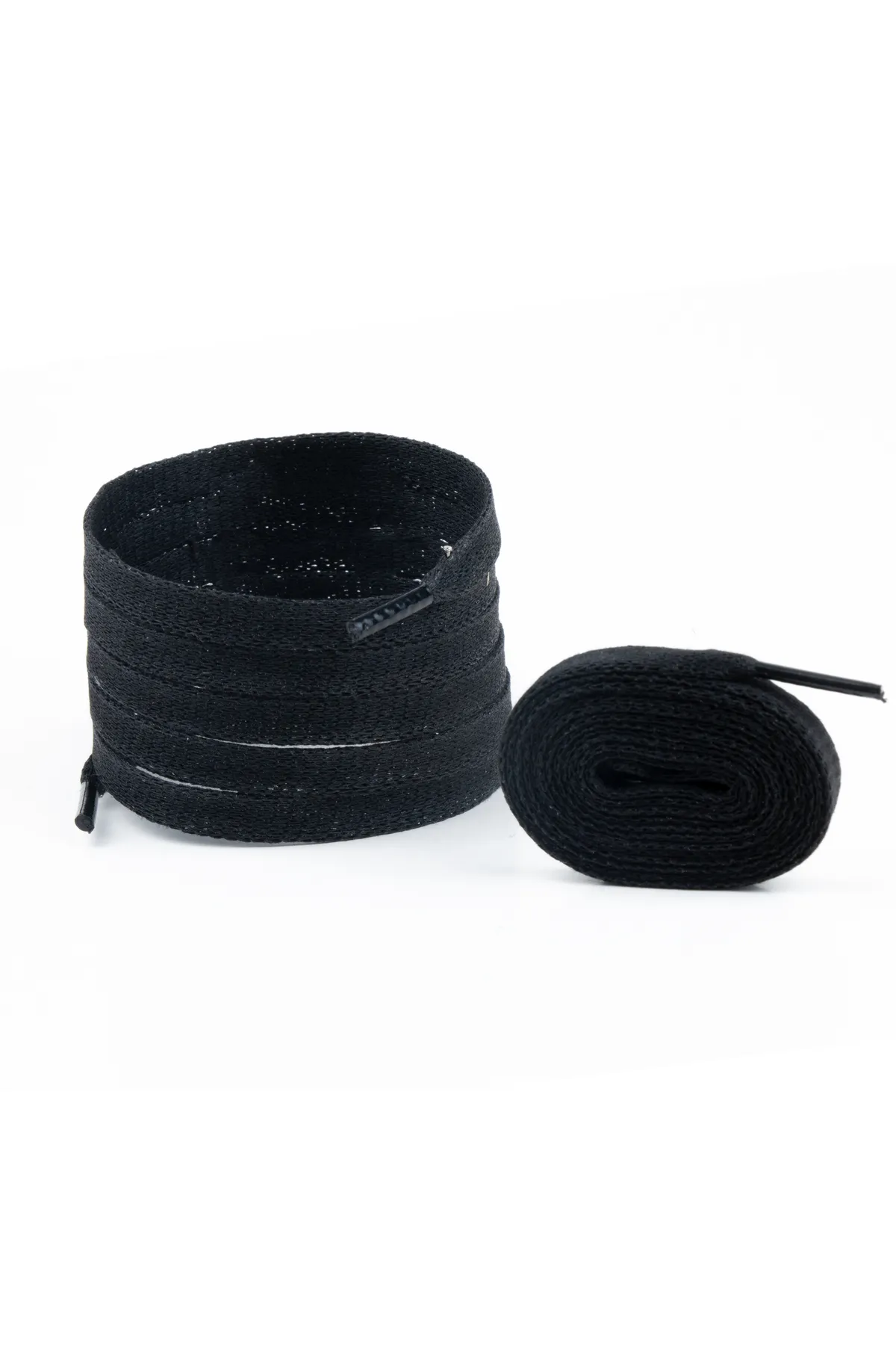 Yassı Mumlu Bağcık 100 Cm ( 1 Çift )  Siyah