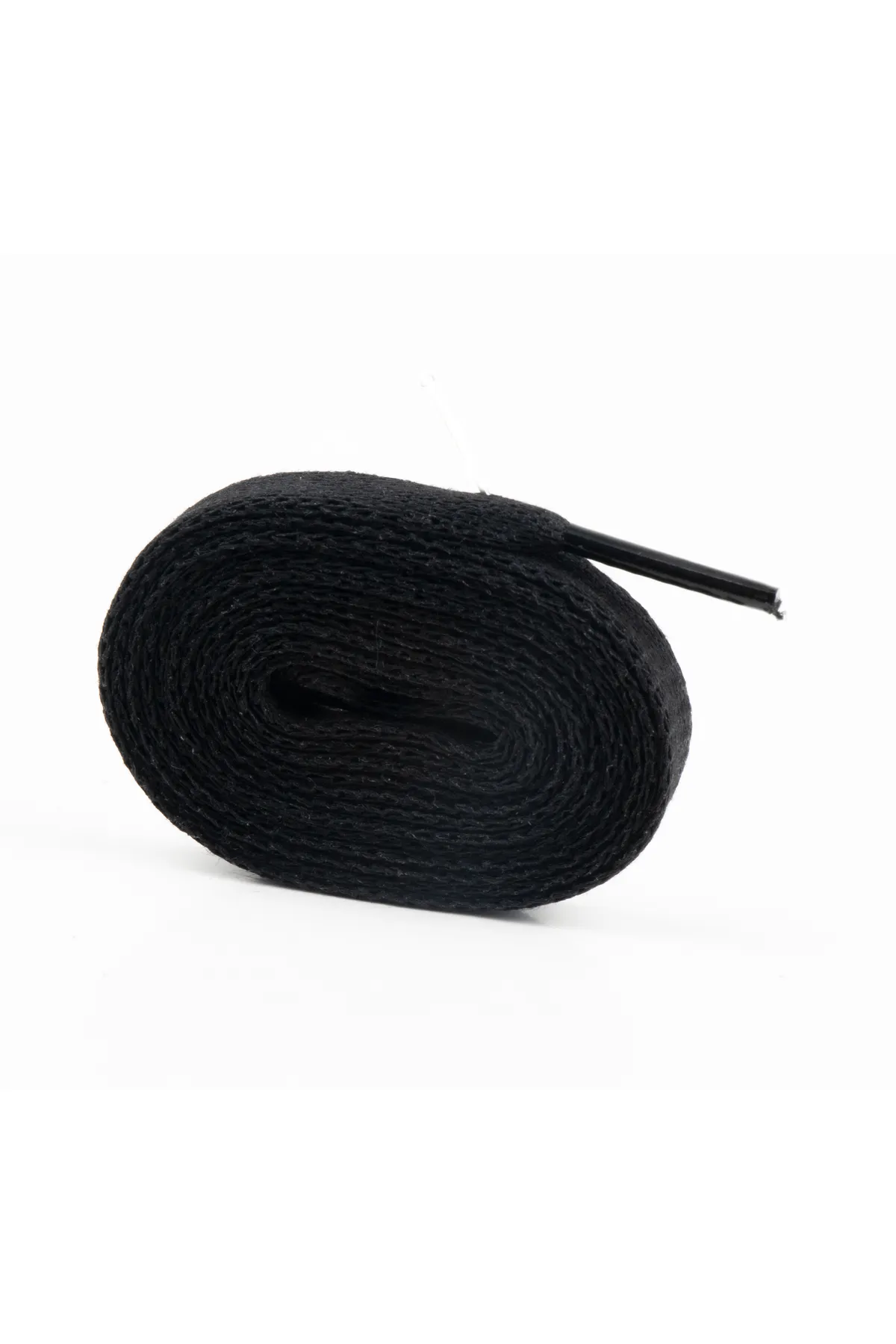 Yassı Mumlu Bağcık 100 Cm ( 1 Çift )  Siyah