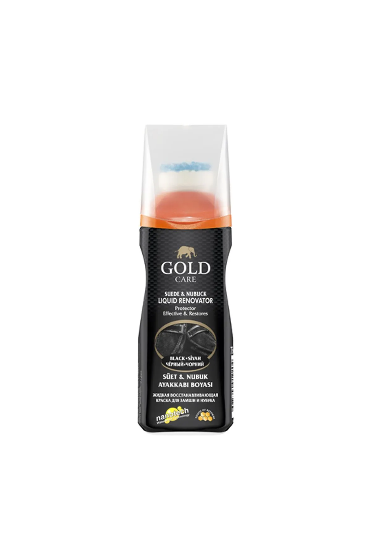 Gold Care Siyah Likit Ayakkabı Boyası 75ml