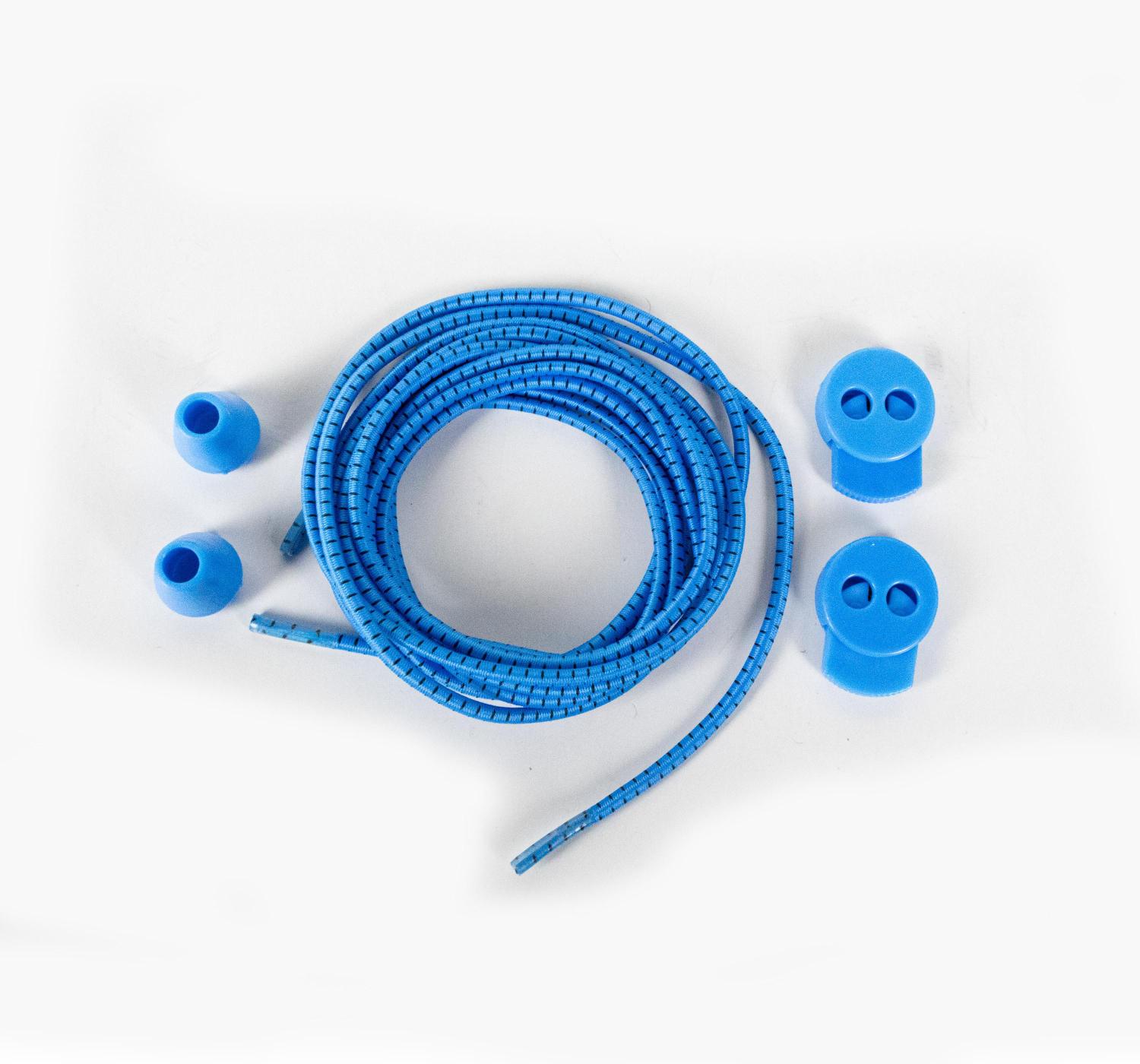 Akıllı Bağcık, Pratik Lastikli Ayakkabı Bağcığı 100 Cm ( Mavi )
