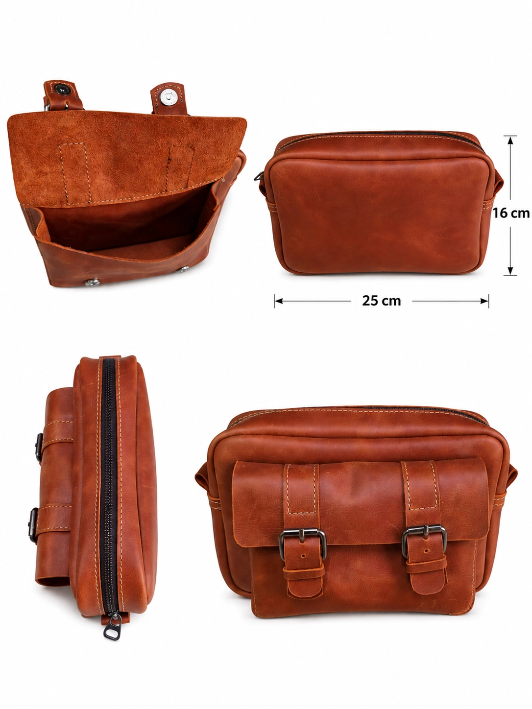 Fermuarlı Para Bölmeli Çıtçıtlı Unisex Çanta Kalıbı, 12 Parça AFT17