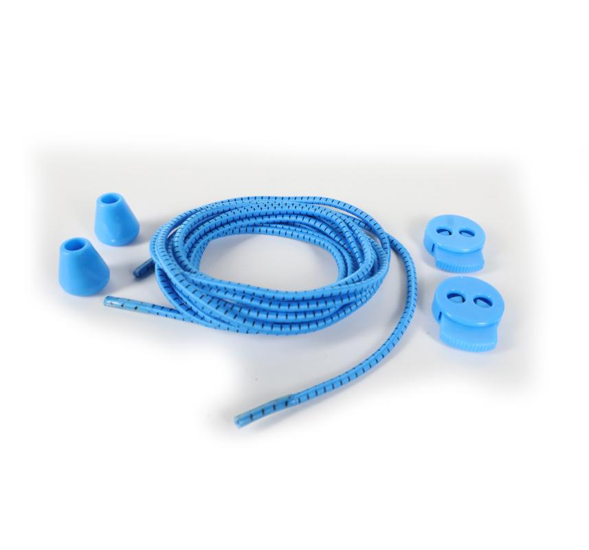 Akıllı Bağcık, Pratik Lastikli Ayakkabı Bağcığı 100 Cm ( Mavi )