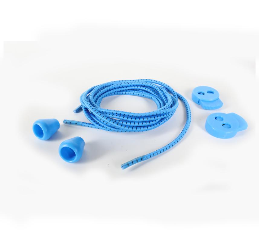 Akıllı Bağcık, Pratik Lastikli Ayakkabı Bağcığı 100 Cm ( Mavi )