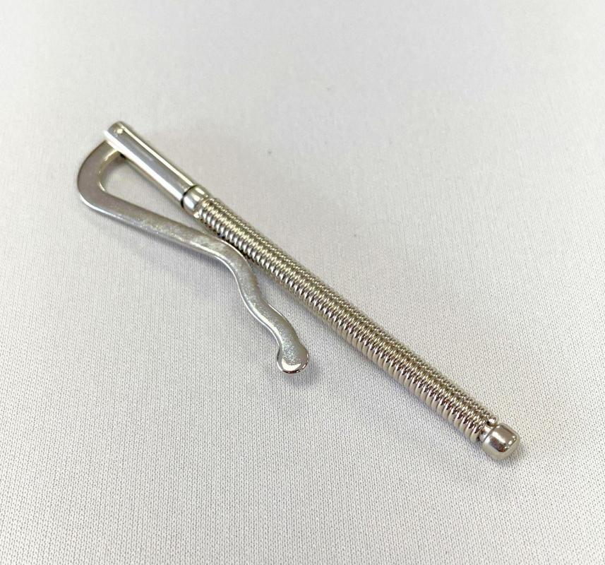 Metal Para Tokası, Nikel Renk Yaylı, Cüzdan İçi Para Klipsi