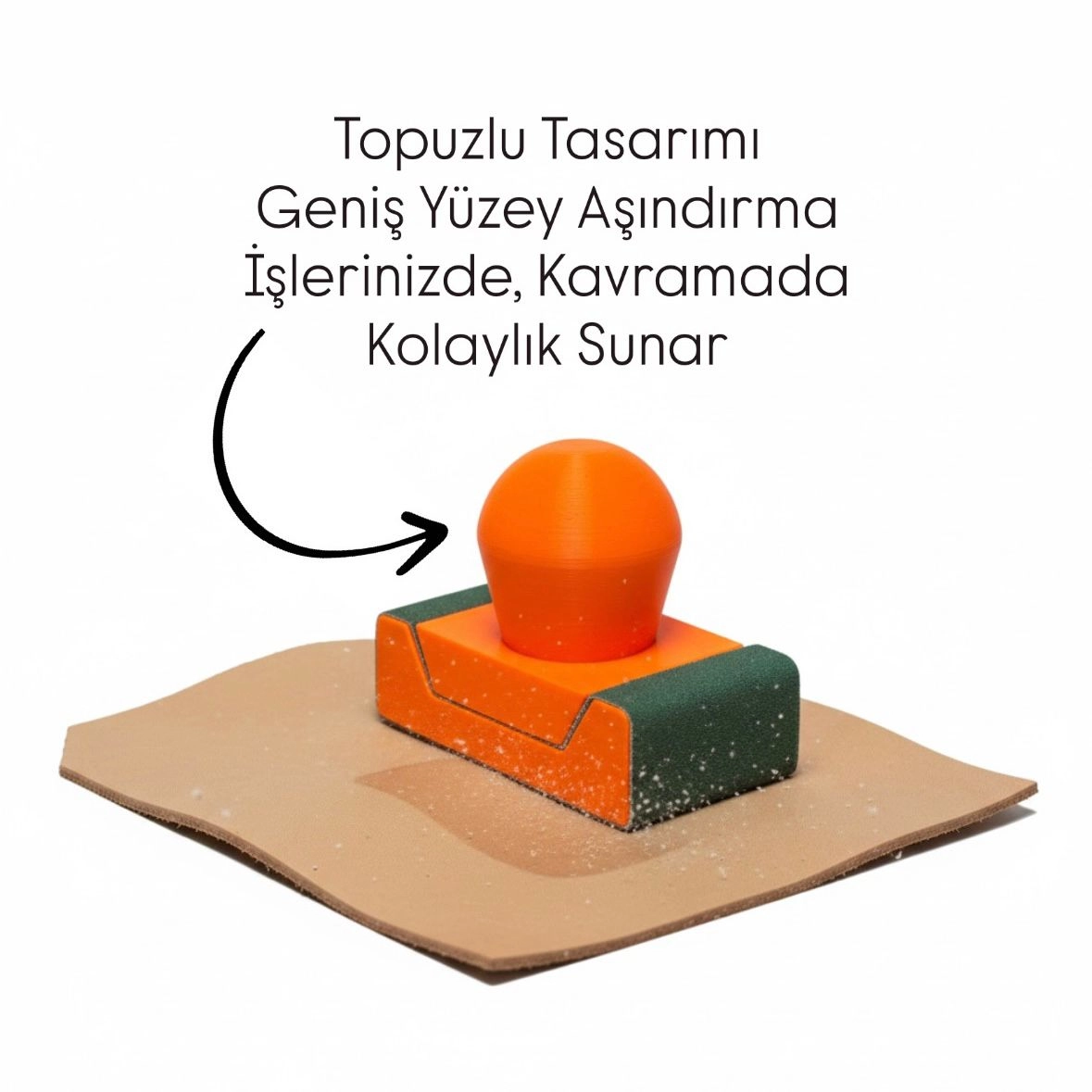 Le MooD’O Topuzlu Zımpara Takozu 1 Adet