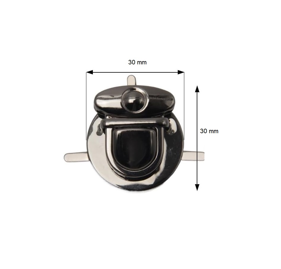 Metal Çanta Kilidi 3 cm 1 Adet