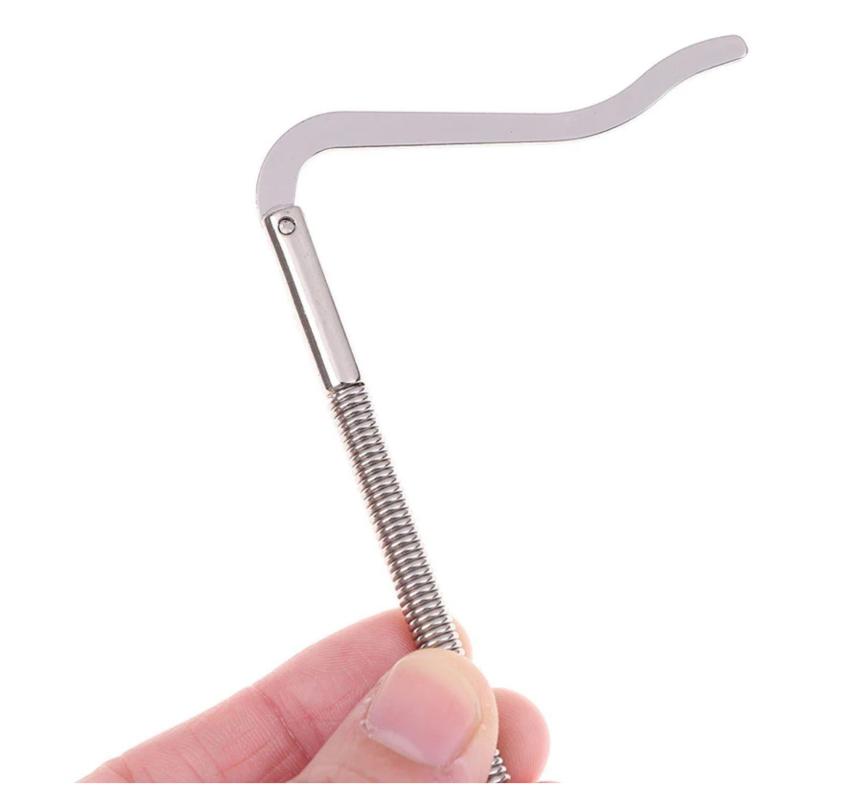 Metal Para Tokası, Nikel Renk Yaylı, Cüzdan İçi Para Klipsi