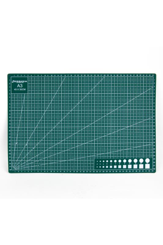 A3 Yeşil Kesim Matı 30x45 Cm, Kesim Altlığı, Deri Hobi El Aleti
