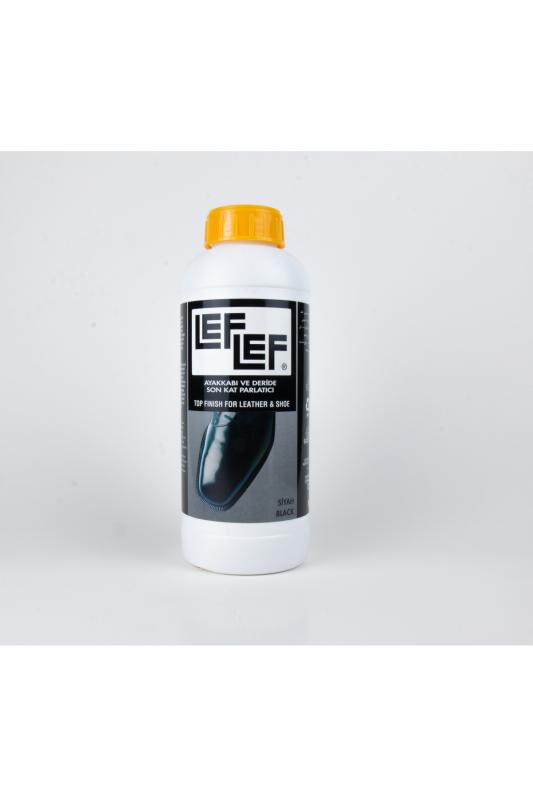 Nuri Leflef Ayakkabı Deri Hobi Son Kat Parlatıcı Boya 1000 ml ( Siyah )