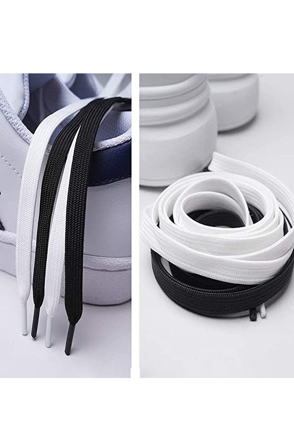 Ayakkabı Bağcığı 120 Cm Yassı Converse Beyaz 1 Çift