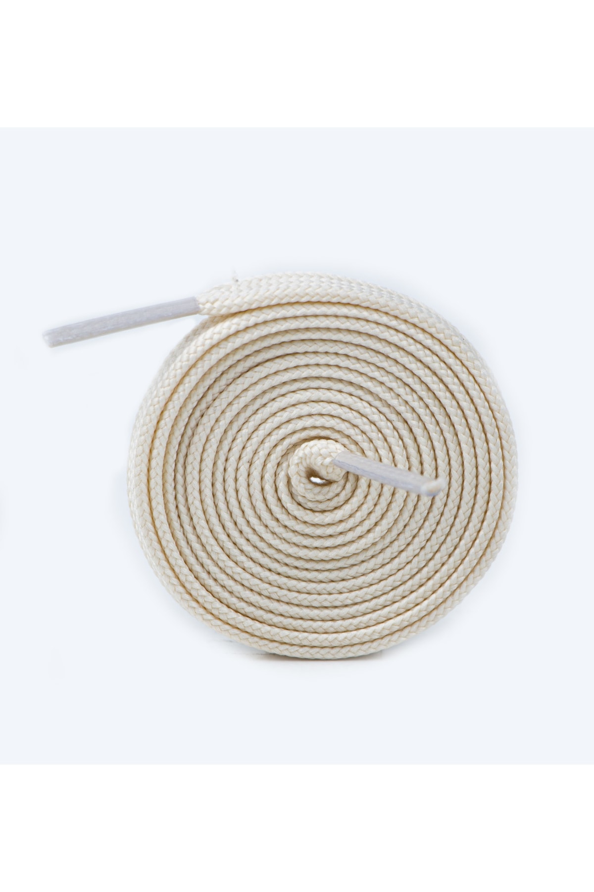 Ayakkabı Bağcığı 120 cm Yassı Krem 1 Çift