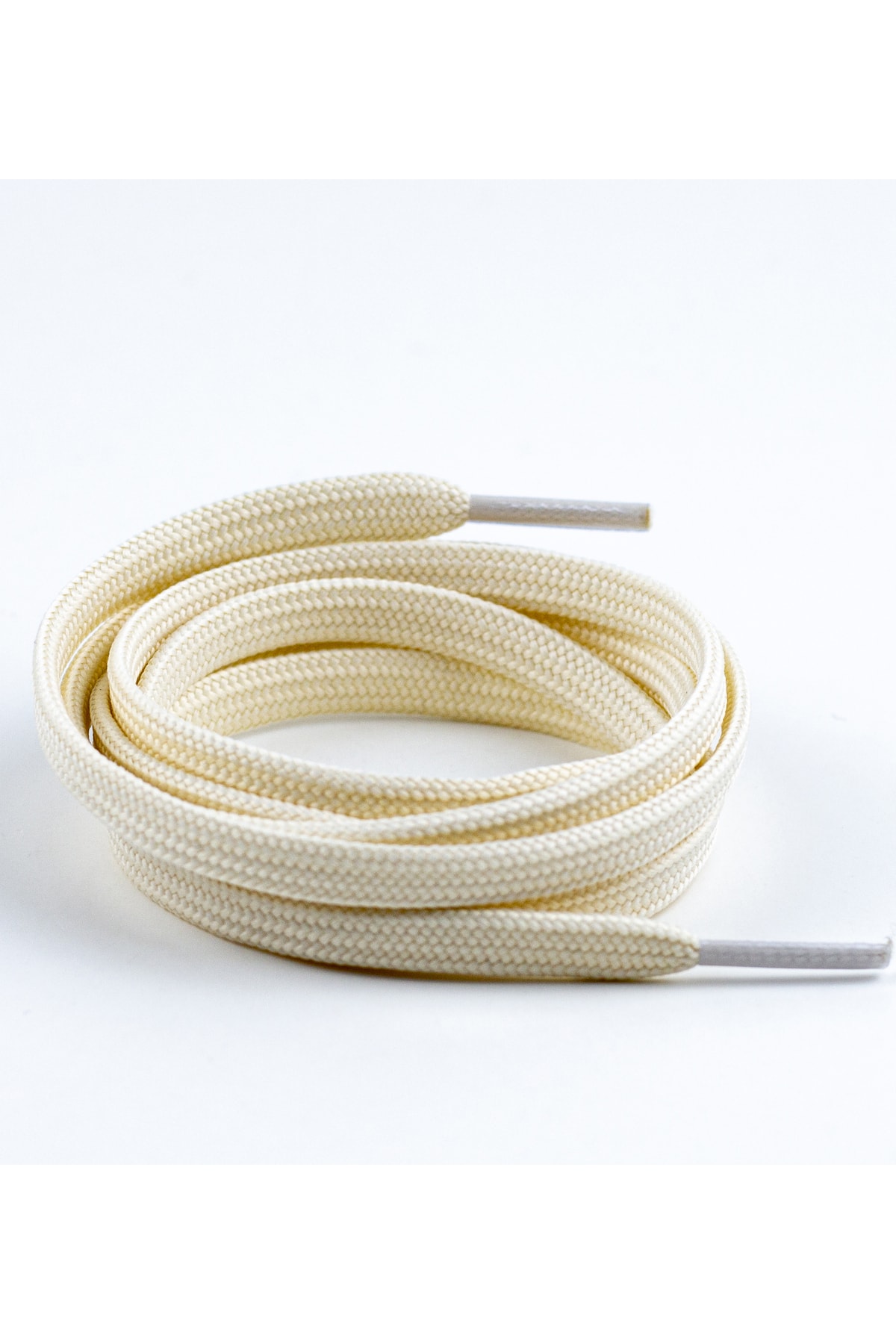 Ayakkabı Bağcığı 120 cm Yassı Krem 1 Çift