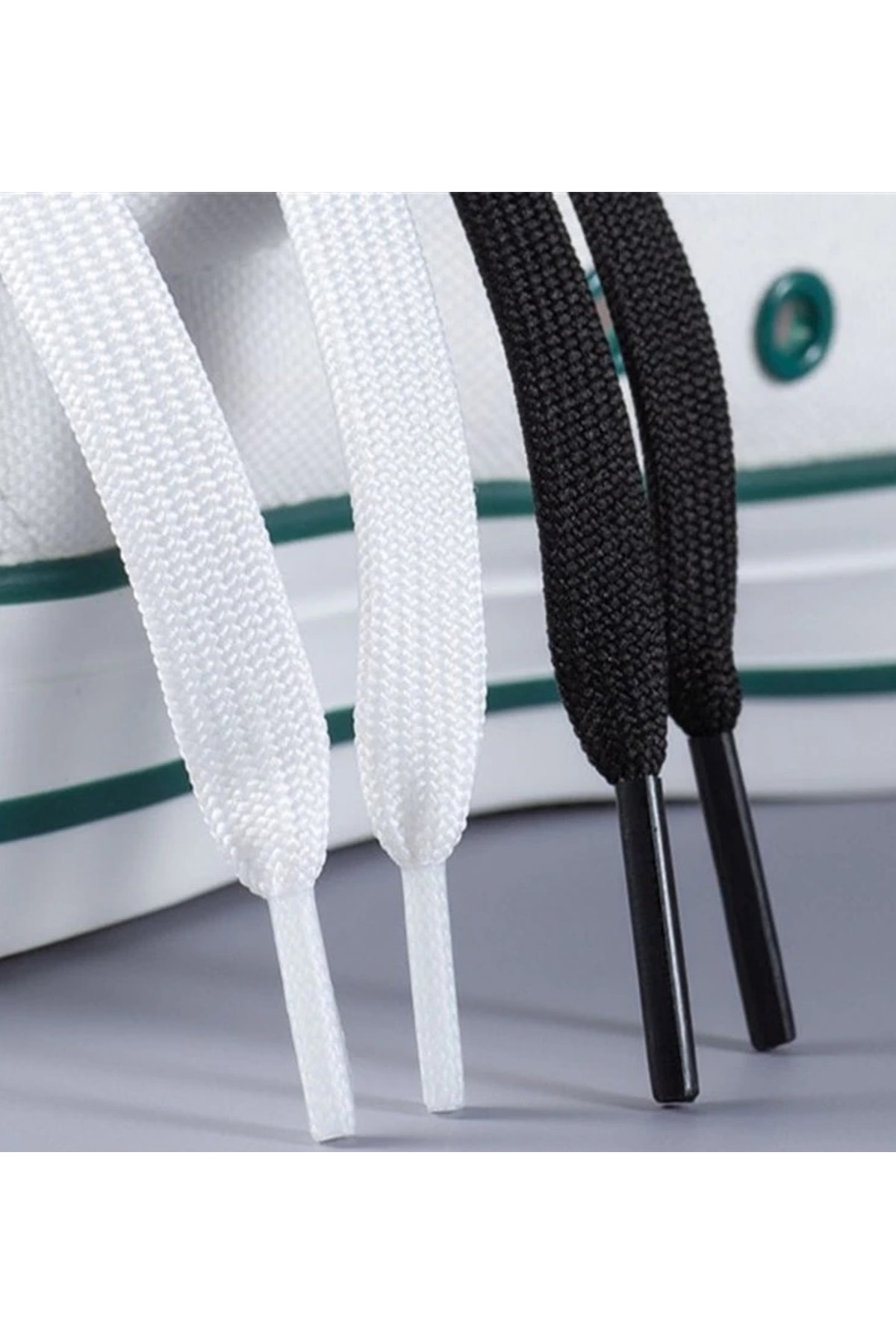 Ayakkabı Bağcığı 120 Cm Yassı Converse Siyah 1 Çift