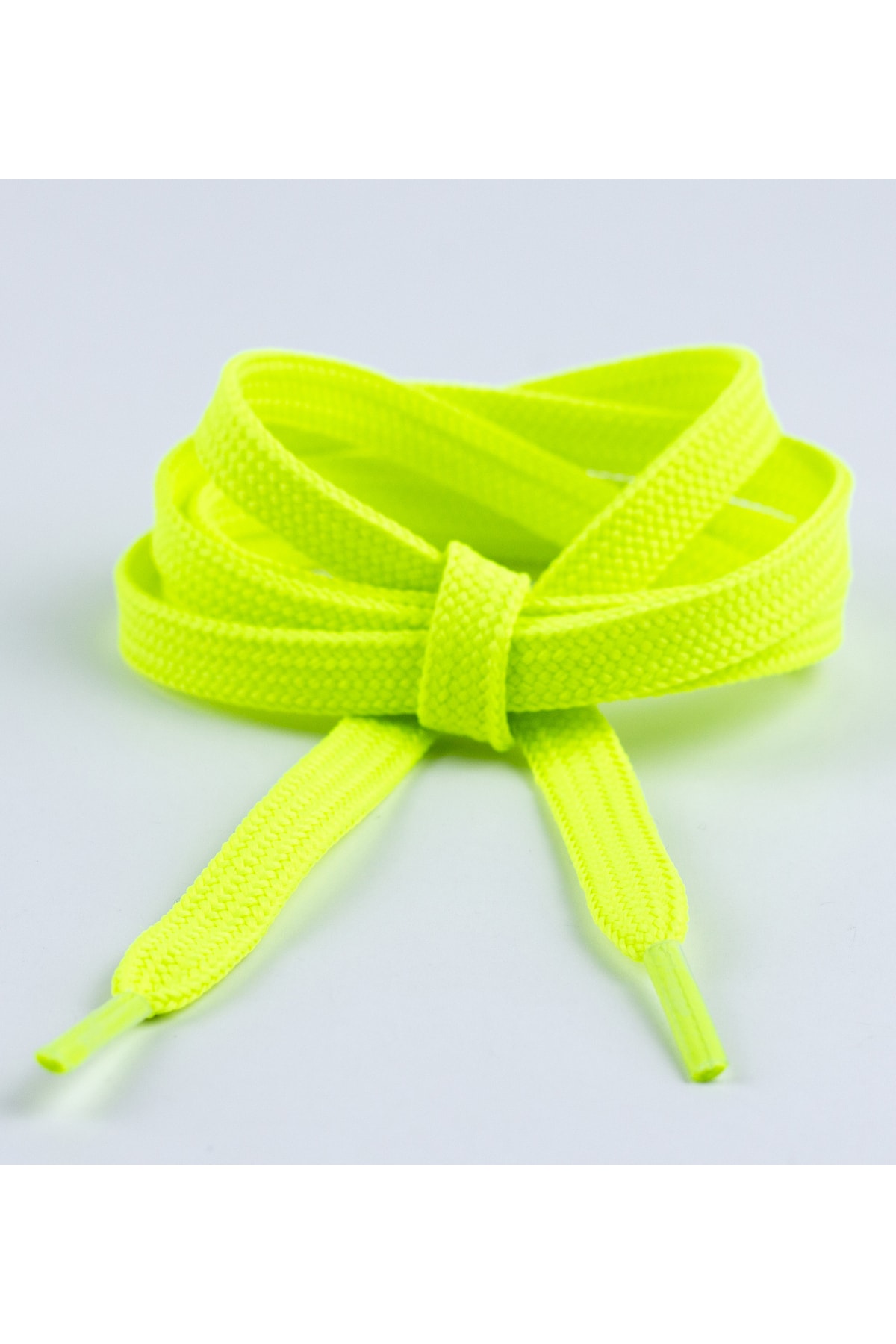 Ayakkabı Bağcığı 120 Cm Yassı Converse Yeşil Fosforlu 1 Çift