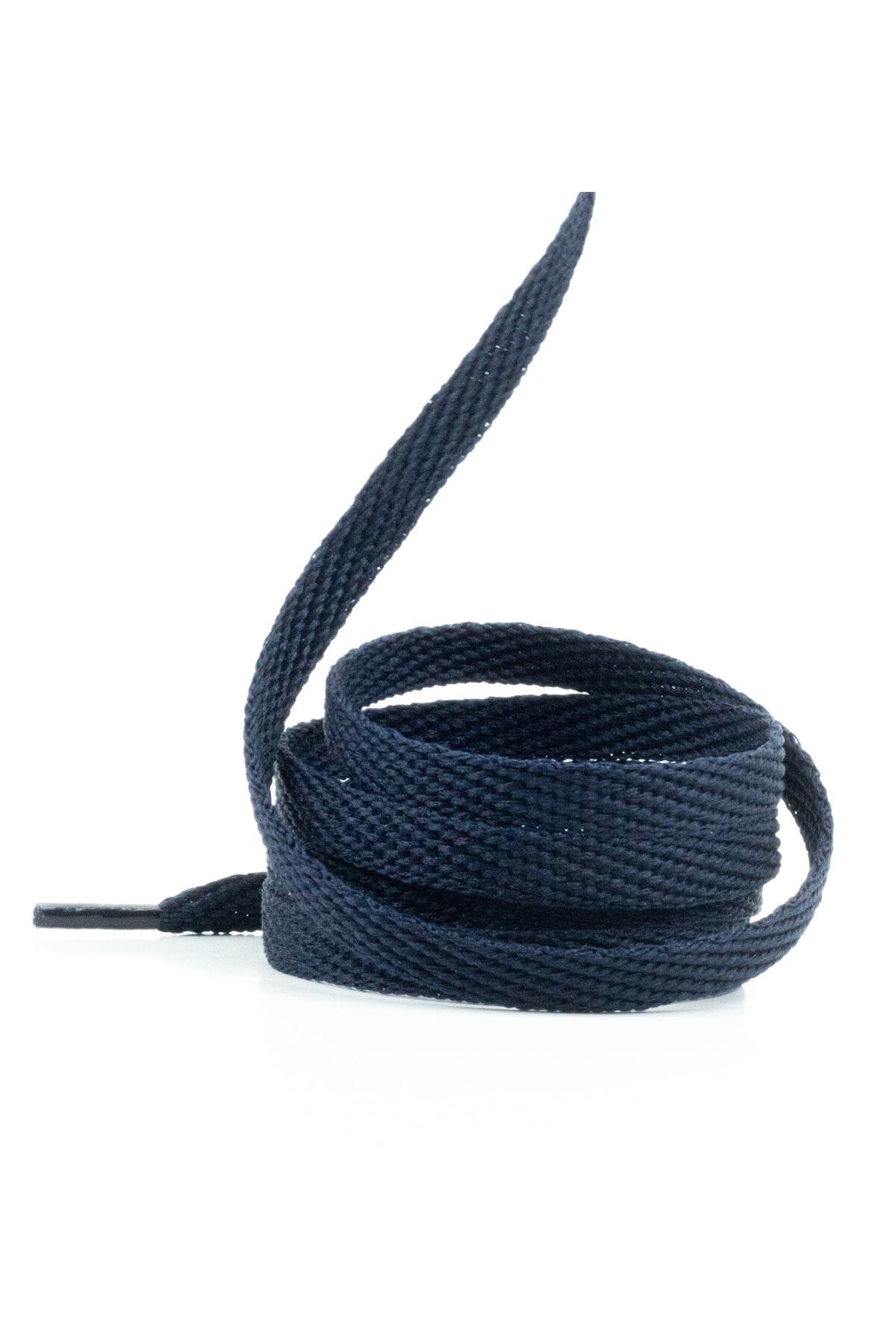 Spor Ayakkabı Bağcığı Uyumlu Nike, Adidas Skechers, Converse Ayakkabı Bağcık 120 Cm 1 Çift Lacivert