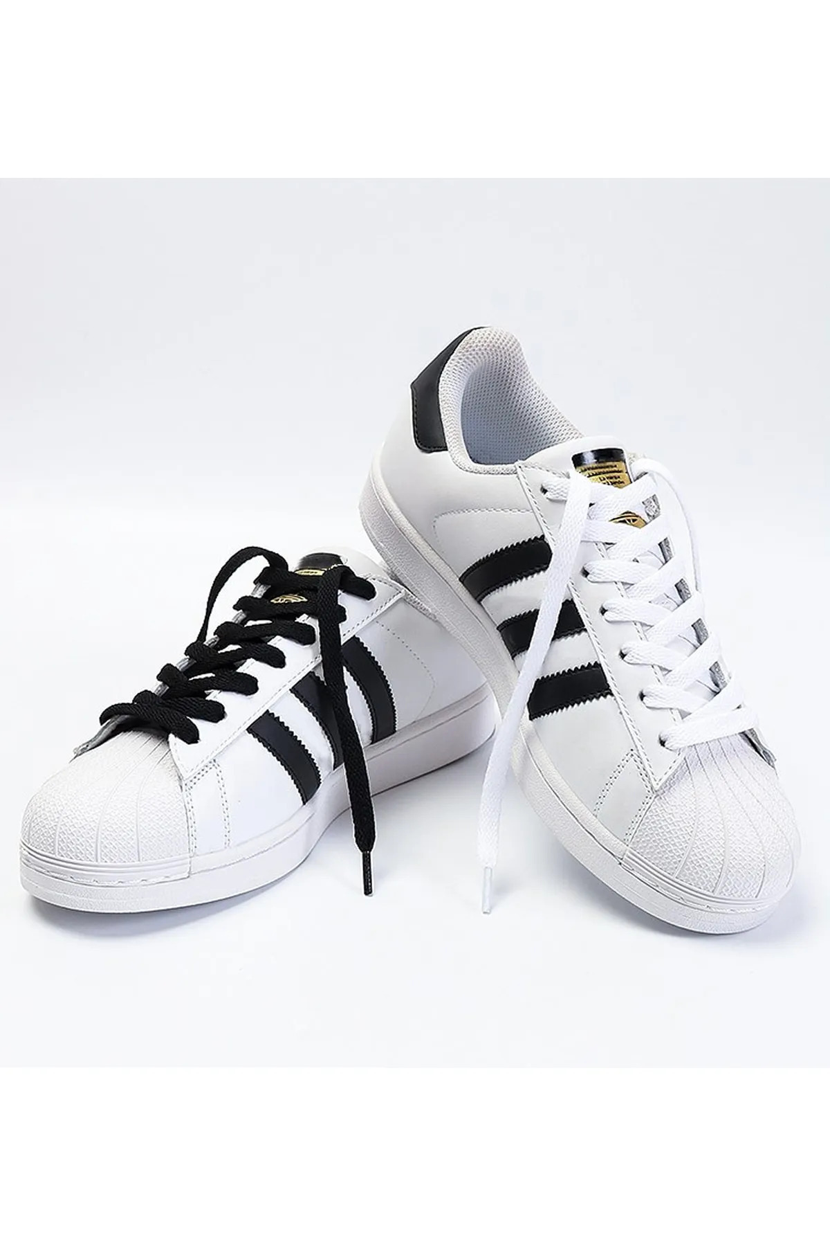 Spor Ayakkabı Bağcığı Nike, Adidas Skechers, Converse Ayakkabı Bağcık 120 Cm 1 Çift Siyah
