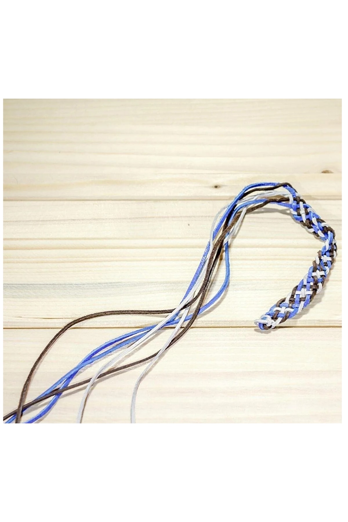 Bileklik Deri İp, 1,5mm x 2 metre Hakiki Deri Bileklik Kolye Aksesuar İpi