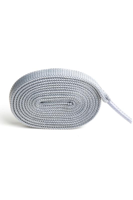 Ütülü Spor Ayakkabı Bağcığı Nike , Snekears , Adidas, Converse Ayakkabı Bağcığı 120 Cm ( Açık Gri )