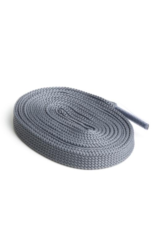 Ütülü Spor Ayakkabı Bağcığı Nike , Snekears , Adidas, Converse Ayakkabı Bağcığı 120 Cm ( Gri )