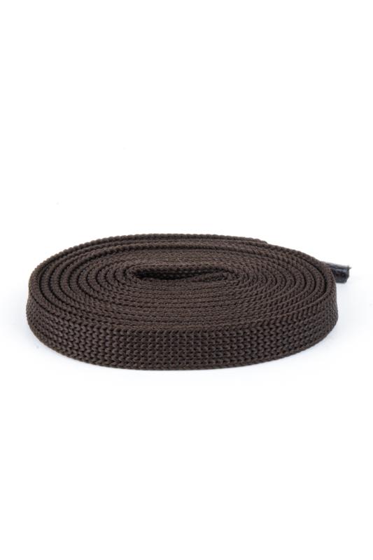 Ütülü Spor Ayakkabı Bağcığı Nike , Snekears , Adidas, Converse Ayakkabı Bağcığı 120 Cm ( Kahve )