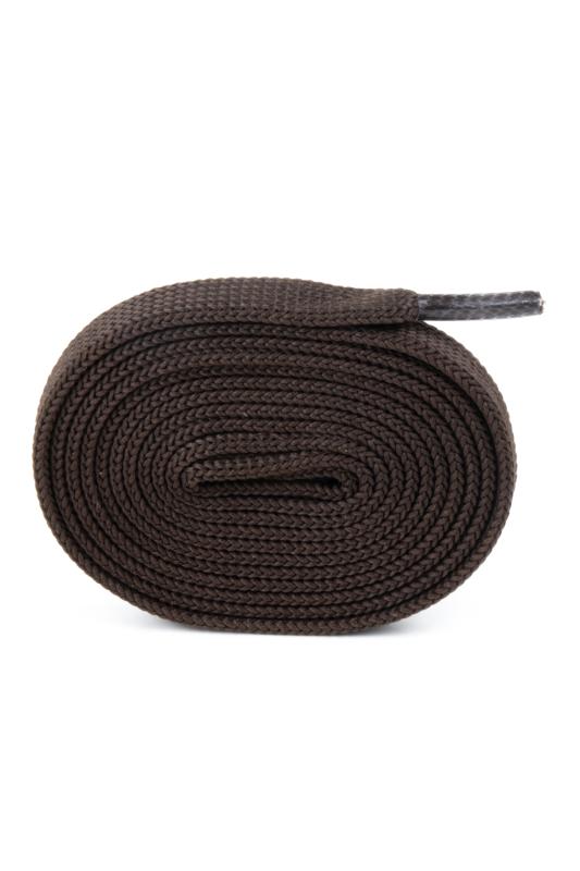 Ütülü Spor Ayakkabı Bağcığı Nike , Snekears , Adidas, Converse Ayakkabı Bağcığı 120 Cm ( Kahve )