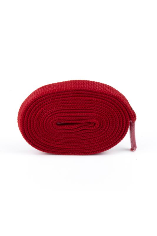 Ütülü Spor Ayakkabı Bağcığı Nike , Snekears , Adidas, Converse Ayakkabı Bağcığı 120 Cm ( Kırmızı )