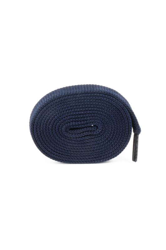 Ütülü Spor Ayakkabı Bağcığı Nike , Snekears , Adidas, Converse Ayakkabı Bağcığı 120 Cm ( Lacivert )