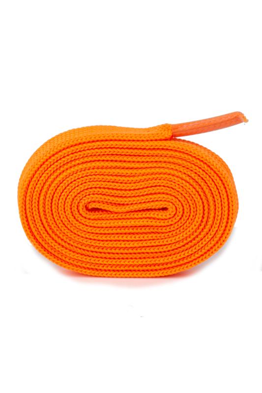 Ütülü Spor Ayakkabı Bağcığı Nike , Snekears , Adidas, Converse Ayakkabı Bağcığı 120 Cm ( Turuncu )