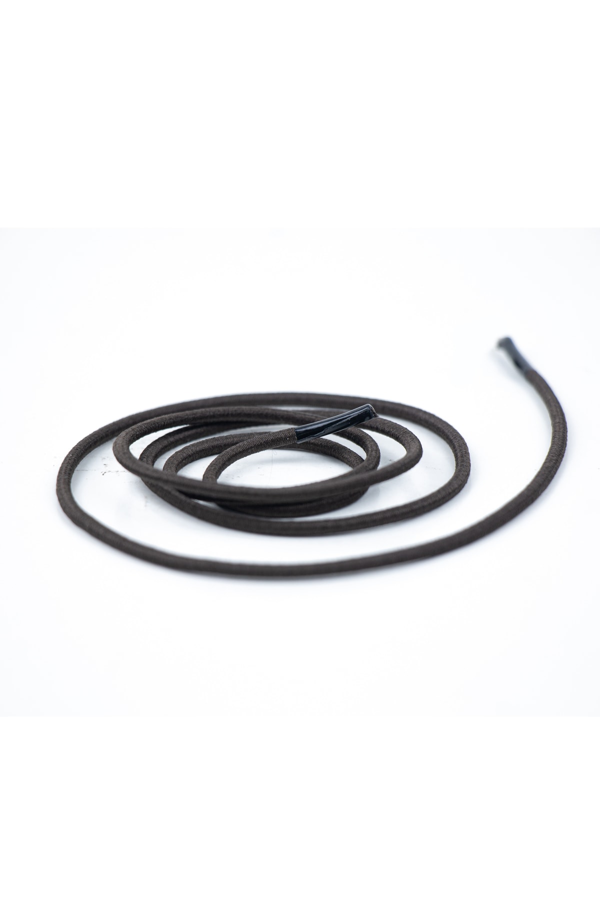 Yuvarlak Lastikli Ayakkabı Bağcığı 70 cm ( Kahve )