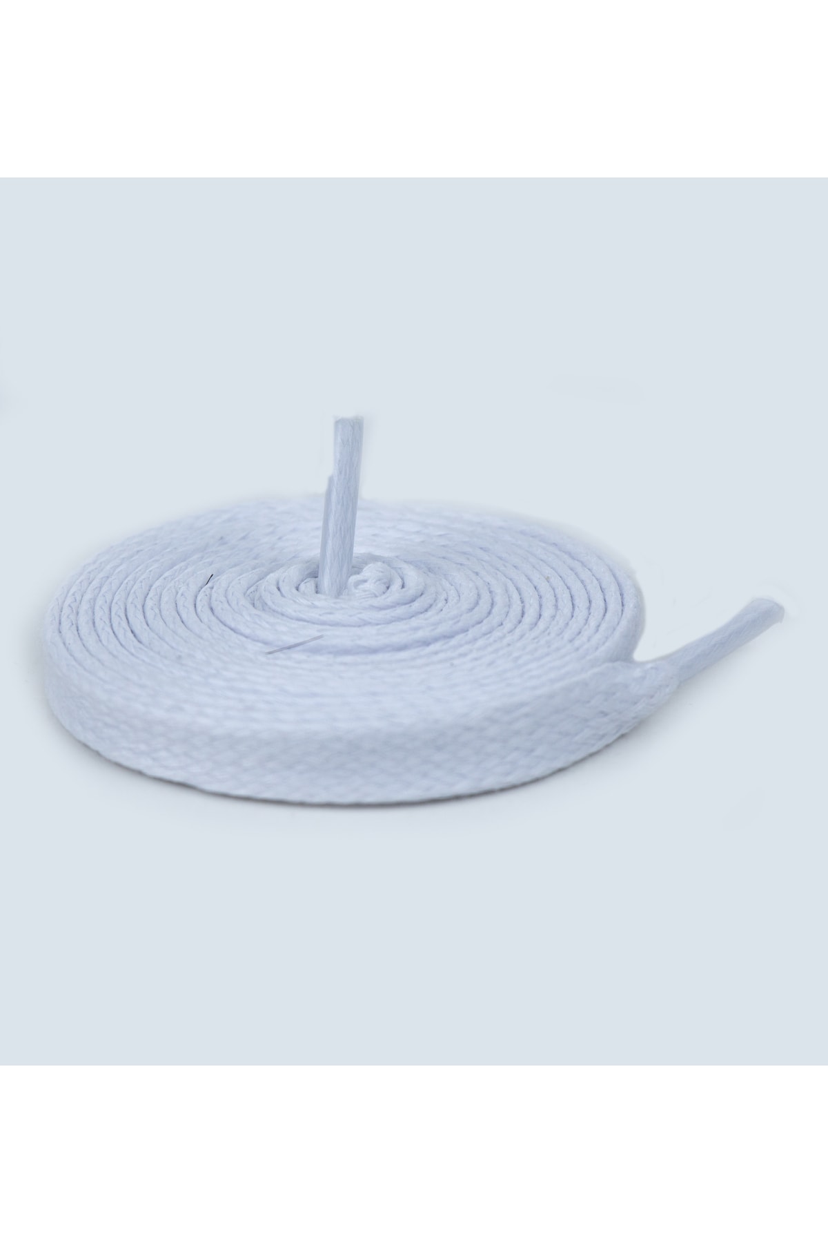 Yassı Mumlu Pamuklu Bot Ayakkabı Bağı 150 Cm ( Beyaz )