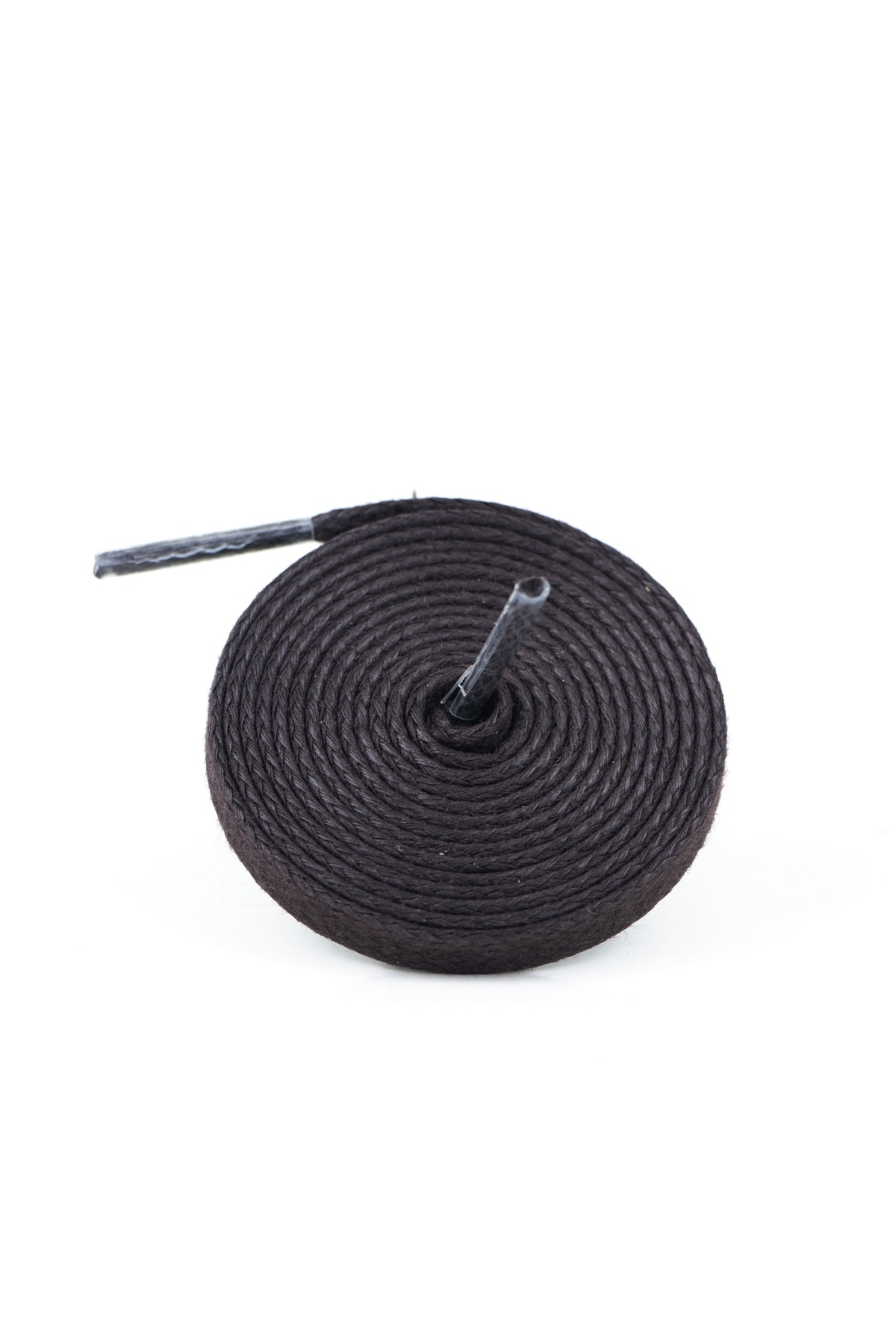 Yassı Mumlu Pamuklu Ayakkabı Bağı 120 cm ( KAHVE )