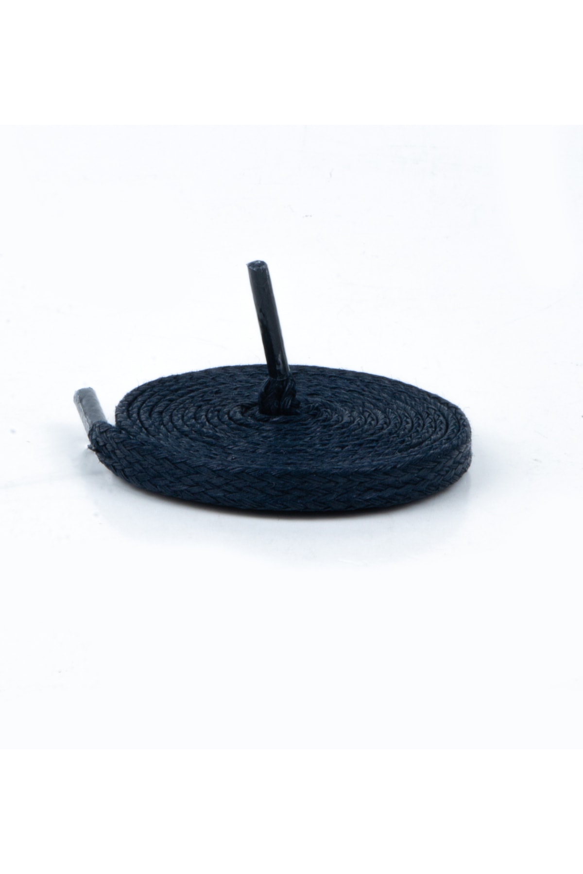 Yassı Mumlu Pamuklu Ayakkabı Bağı 120 cm ( SİYAH )