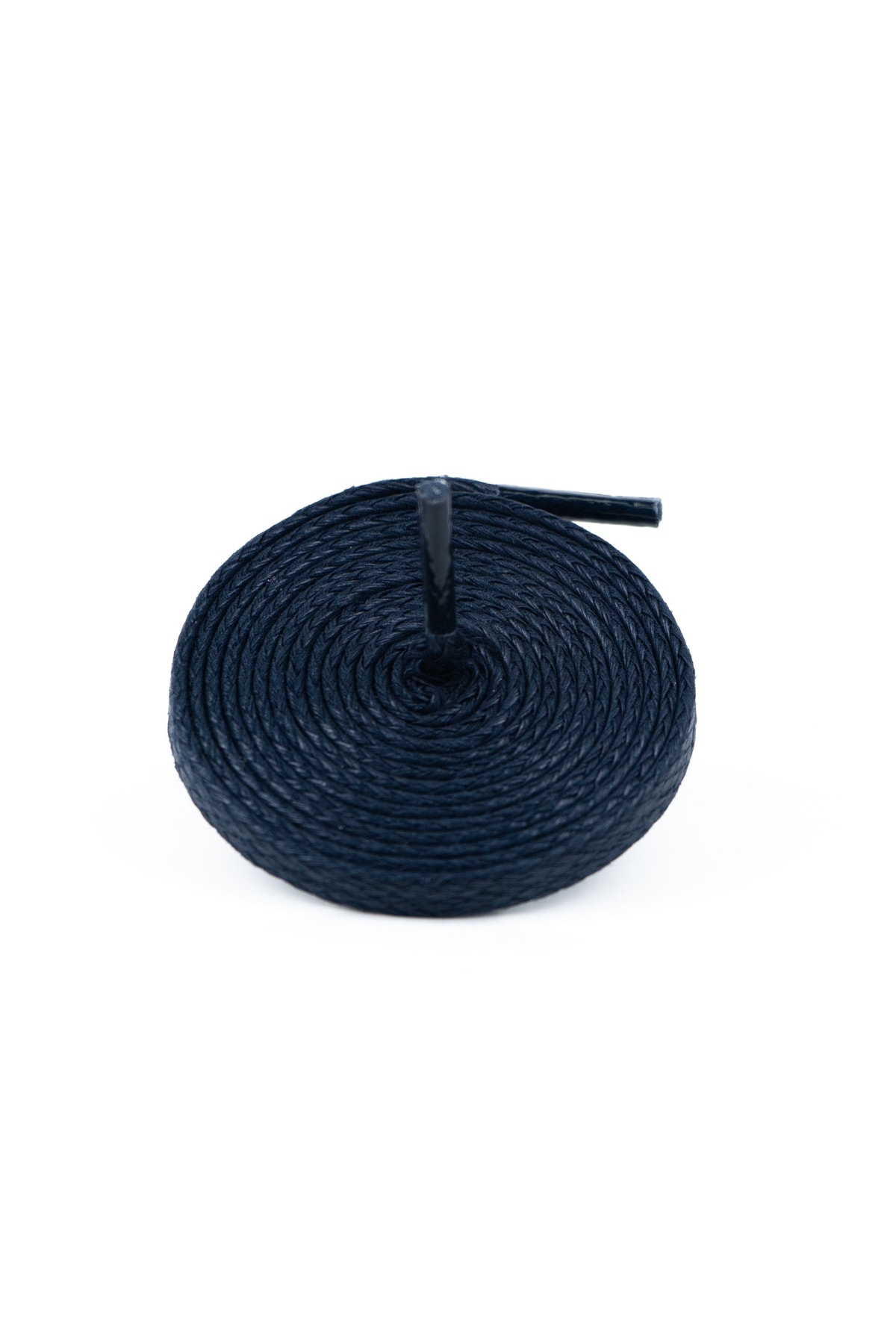 Yassı Mumlu Pamuklu Ayakkabı Bağı 120 cm ( SİYAH )