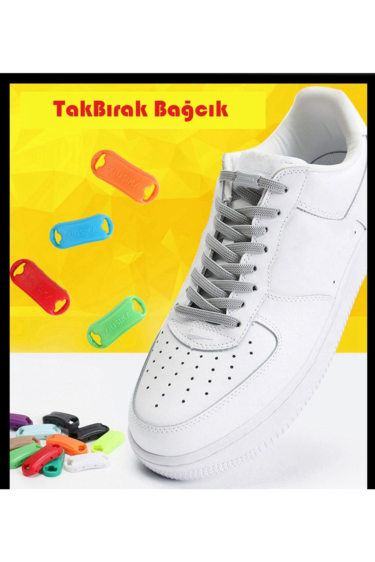 Takbırak Lastikli Ayakkabı Bağcığı, Akıllı Bağcık, Yeni Nesil Bağcık, Pembe