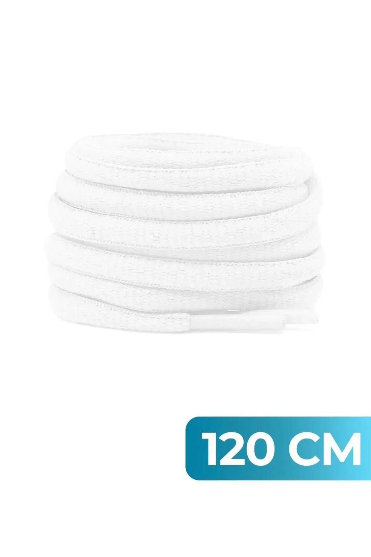 120 Cm Oval Spor Ayakkabı Bağcığı , Muz Bağcık 1 Çift