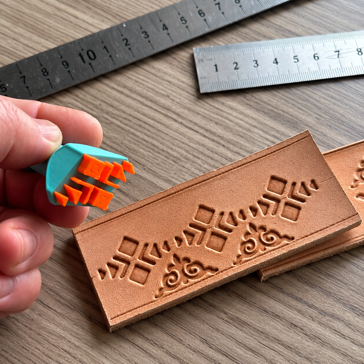 Le MooD’O – 4’lü Doğal Deri Desen Damgası (Stamp) Seti