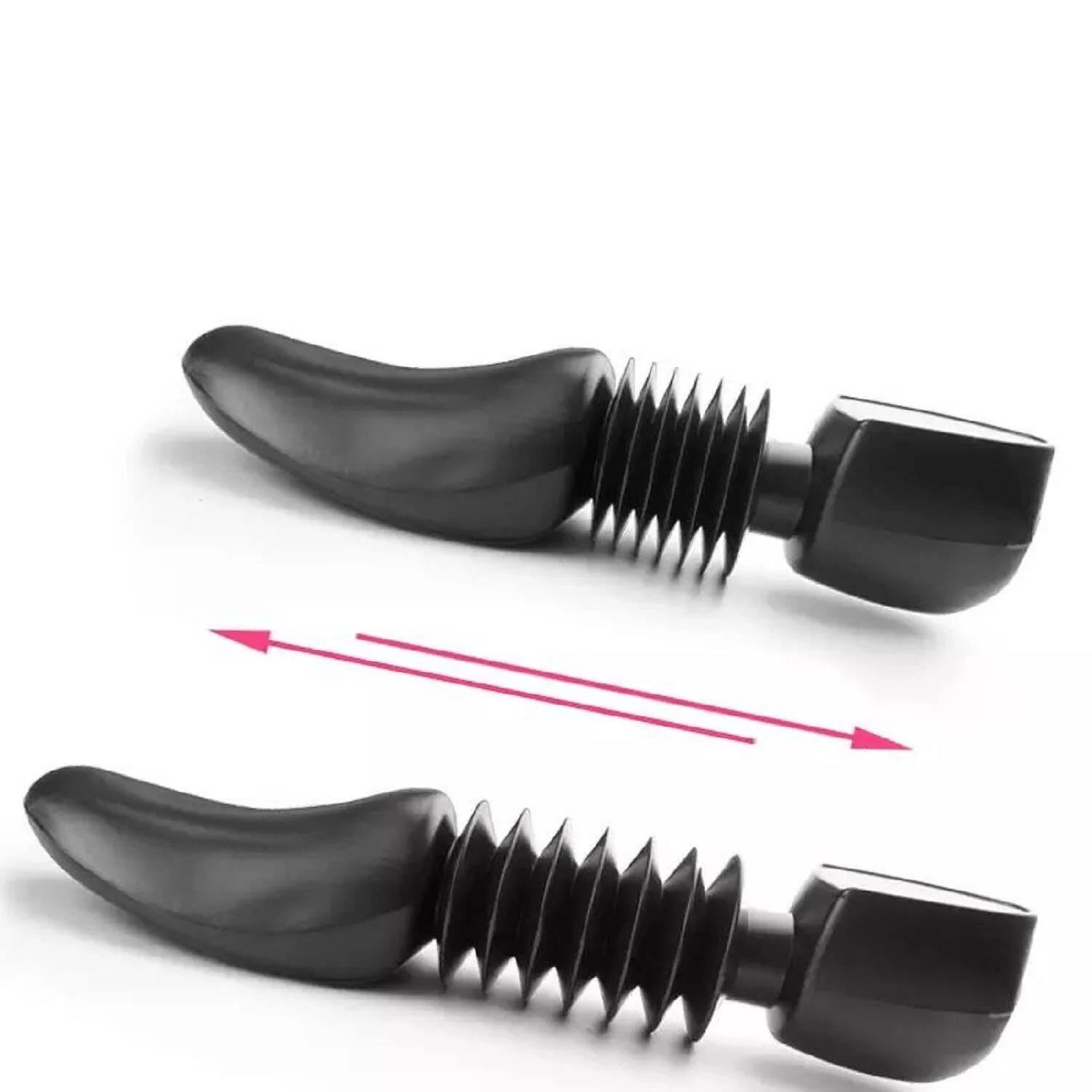 Comfy Plastik Körüklü Ayakkabı Kalıbı Erkek Beden 1 Çift Siyah