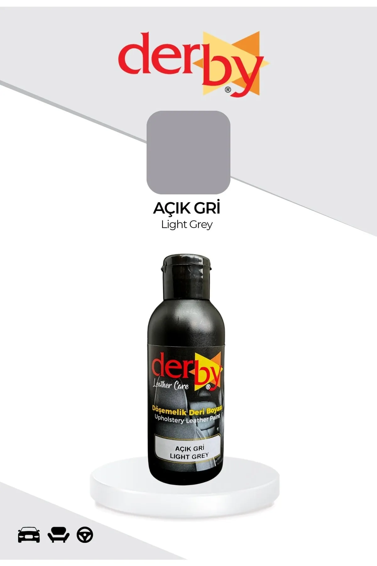 Derby Deri Döşeme Araç Direksiyon ve Koltuk Boyası 100 ML
