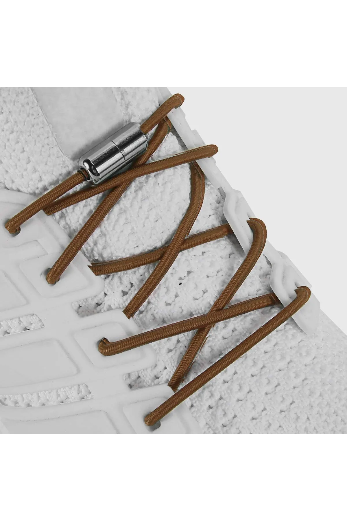 Elastik Vidalı Bağcık Spor Ayakkabı Bağcığı Pratik Bağcık ( 100 cm ) 1 Çift