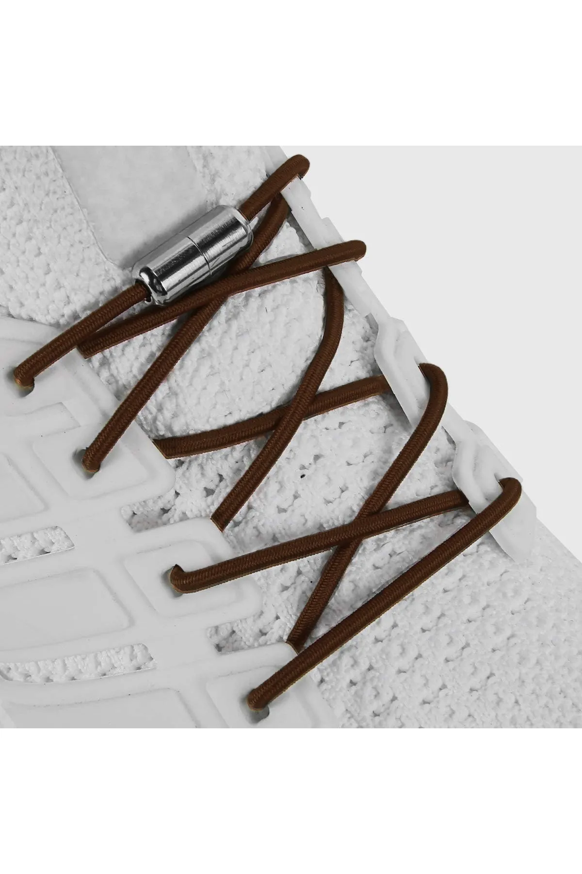 Elastik Vidalı Bağcık Spor Ayakkabı Bağcığı Pratik Bağcık ( 100 cm ) 1 Çift