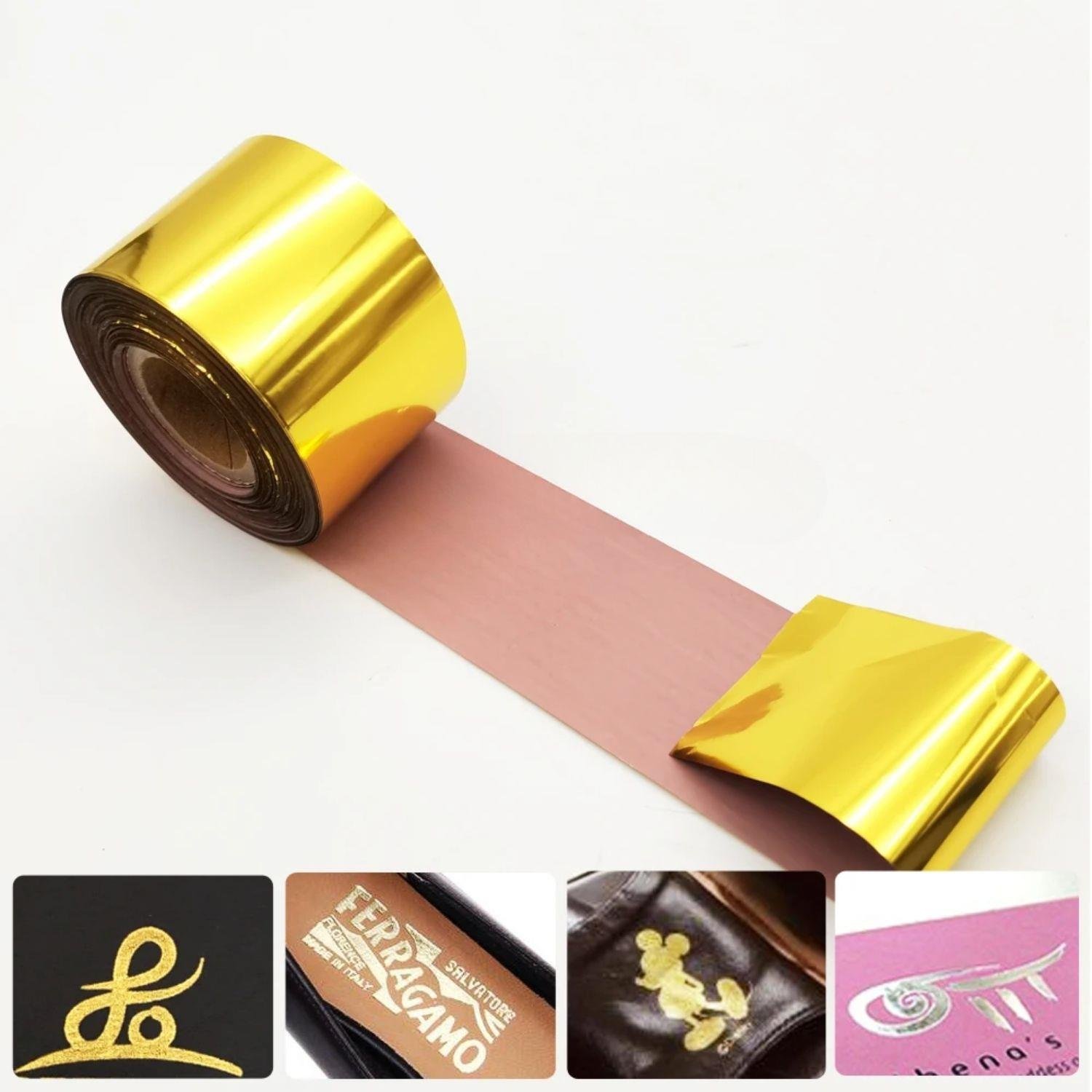 Klişe Baskı Yaldızı, 3 cm x 120 mt Şerit Yaldız Baskı, Deri Hobi vb. Hobi Uğraşları İçin