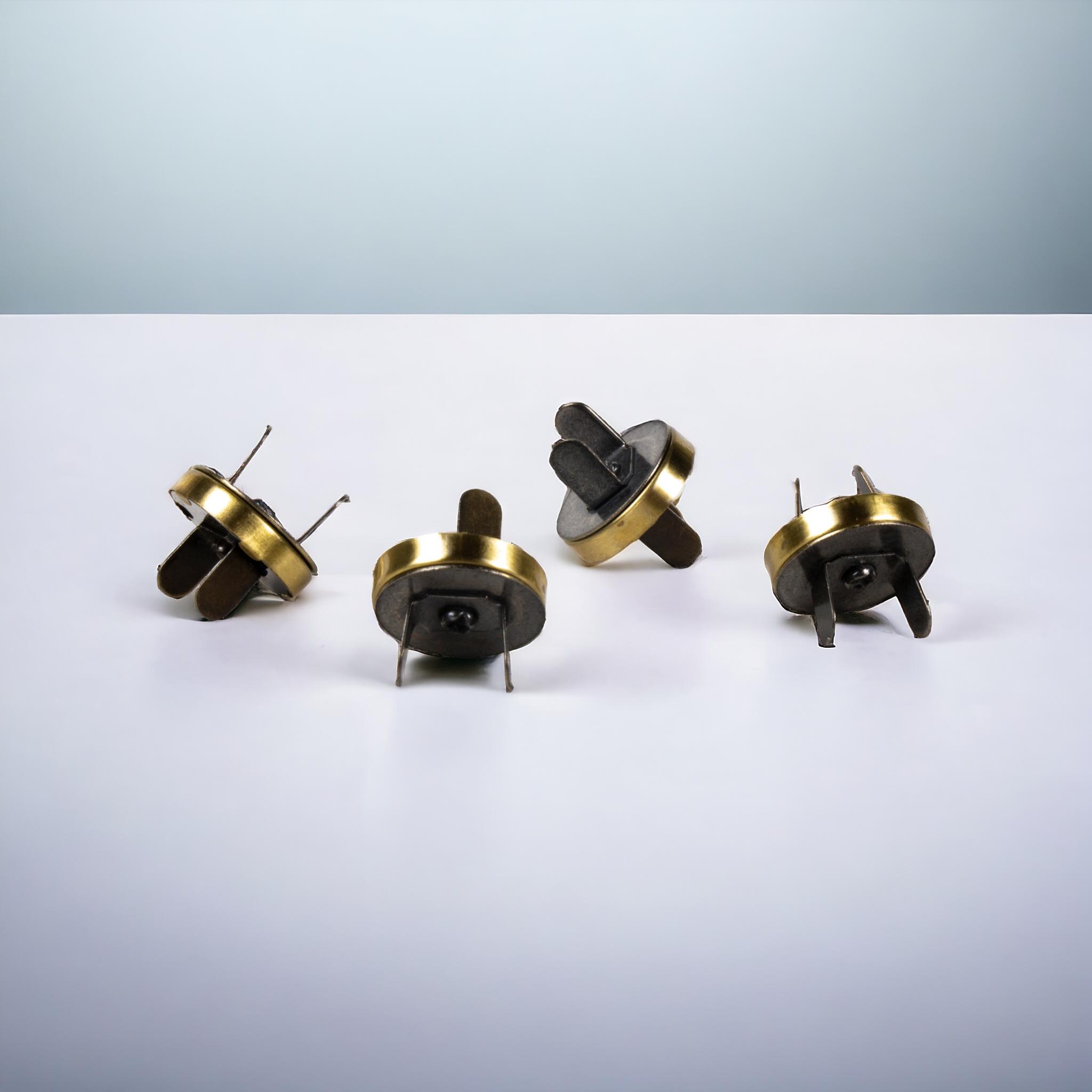Çanta Cüzdan Mıknatısı  18 mm  Çanta Aksesuar Mıknatıslı Çıtçıt 5 Adet