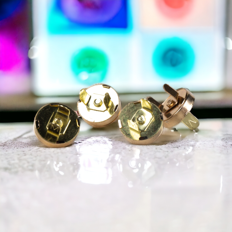 Çanta Cüzdan Mıknatısı 18 mm Çanta Aksesuar Mıknatıslı Çıtçıt 5 Adet