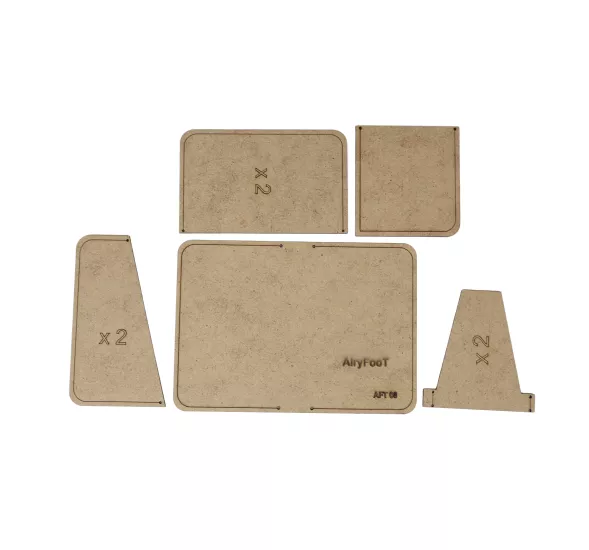 6 Bölmeli Kartlık Şablonu 5 Parça Kalıp Aft08