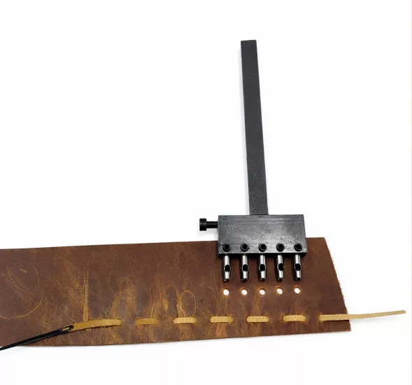 Sırım Delme 5’li Zımba Deri El Aleti