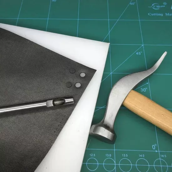 Deri Hobi Kesim Ve Zımba Takozu Yuvarlak 14 Cm 